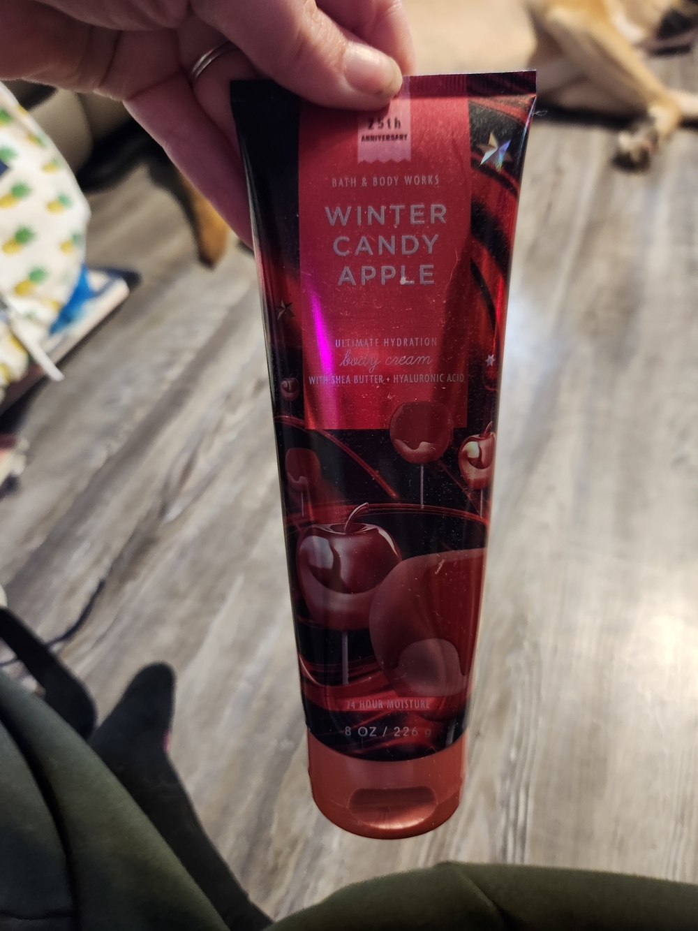 Bath & Body Works Winter Candy Apple Body Cream - Red